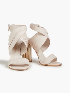 Ferragamo teana leather sandals